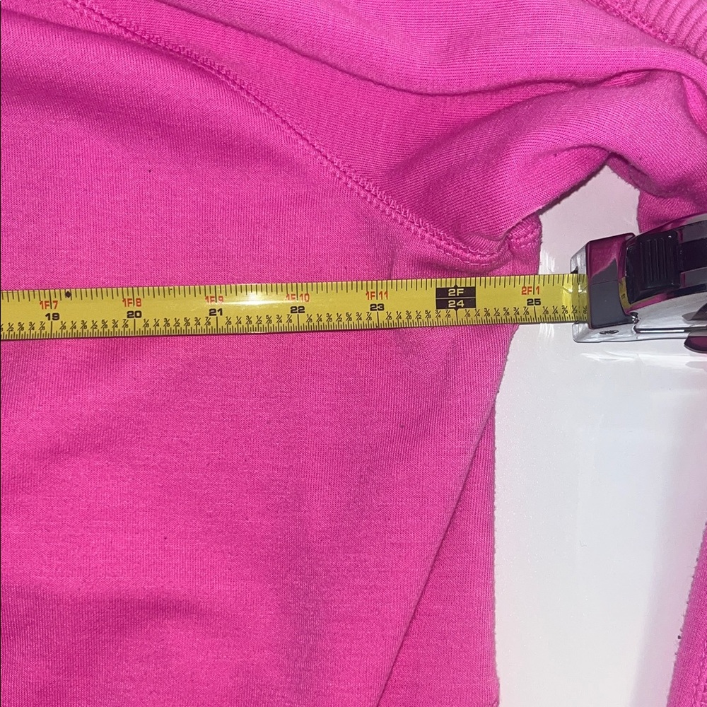 Fila XXL Women’s Hot Pink Cowl Neck Sweatshirt w/ Kangaroo Pocket - Picture 6 of 6